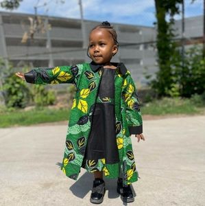 African Print Set Dress & Jacket Size 3-4 Nwot